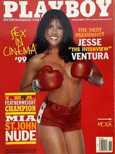 Playboy Magazine November 1999 Cara Wakelin, Mia St. John Excellent Condition - Picture 1 of 5