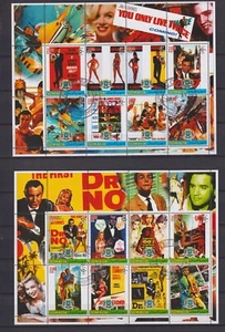 CB9255 - CB9256 - 2005   James Bond 007 -  CTO -    2  x Sheet - Picture 1 of 3