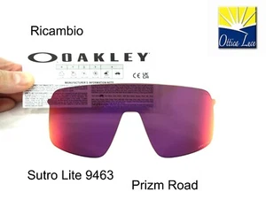 Lente Ricambio Oakley Sutro Lite Prizm Road replacemen lens lenti 9463 - Imagen 1 de 1