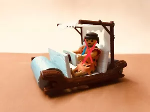 3d printed The Flintmobile on Playmobil scale. Playmobil figures not included. - Picture 1 of 5