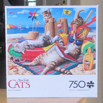 BEACHCOMBERS - CATS - Complete - BUFFALO GAMES PUZZLE - Image 1 of 2