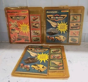 Lot Of 3 Micro Machines Series 1 & 2 Micro Cards Kit Sealed  - Picture 1 of 4