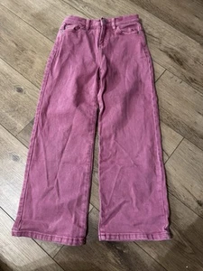 Trereabouts Girls 8 Plum Jeans High Rise Extra Wide Leg - Picture 1 of 6