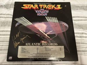 SIGNED Star Trek 2: The Wrath Of Khan / 1982 LP Promo Copy Adam Nimoy +PIC - Picture 1 of 9