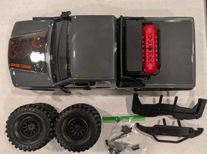 Axial SCX10III Base Camp Full Body Set/Wheels & Tires/Bumpers Gray-New!  - Picture 1 of 3