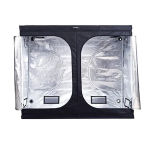 240x120x200 cm HORTOSOL Grow Box Tent Indoor Home Mylar Room Dark 2.4 1.2 2.0 m - Picture 1 of 8