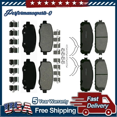 2PCS Wagner Brake Disc Brake Pad Set Front Rear Fits Cherokee Jeep 2014-2019 - Image 1 of 4