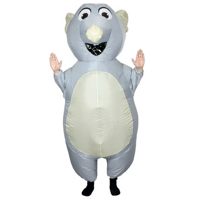 7ft Rat Inflatable Costume Mouse Mascot Blow Up Halloween Cosplay Party Suit - Image 1 of 4