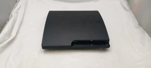 Sony Playstation 3 Slim CECH-3001A PS3 Black Console Tested - Works - Picture 1 of 7