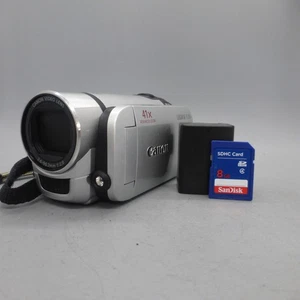 Canon Legria FS306 Handheld High Definition Camcorder Silver Tested - Picture 1 of 10