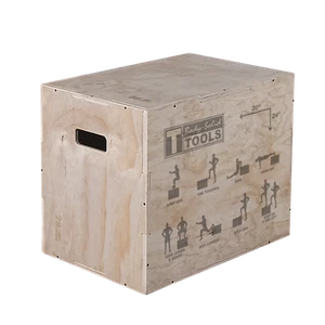3 Way Wooden Plyo Box, 20", 24", 30" - Picture 1 of 1