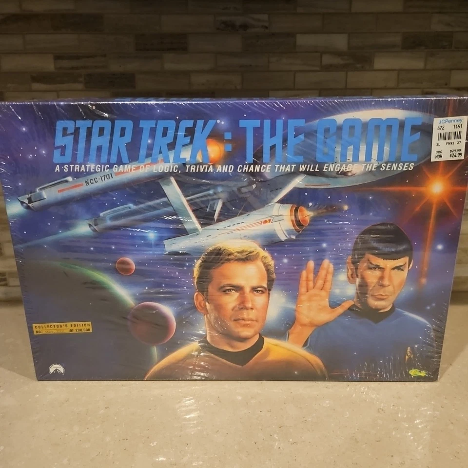 Star Trek: The Game 1992 коллекционное издание настольная игра новый запечатанный - Изображение 1 из 4