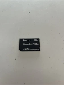 512MB Lexar Memory Stick Pro Duo PSP Memory Card Sony Playstation Camera  sony - Picture 1 of 2