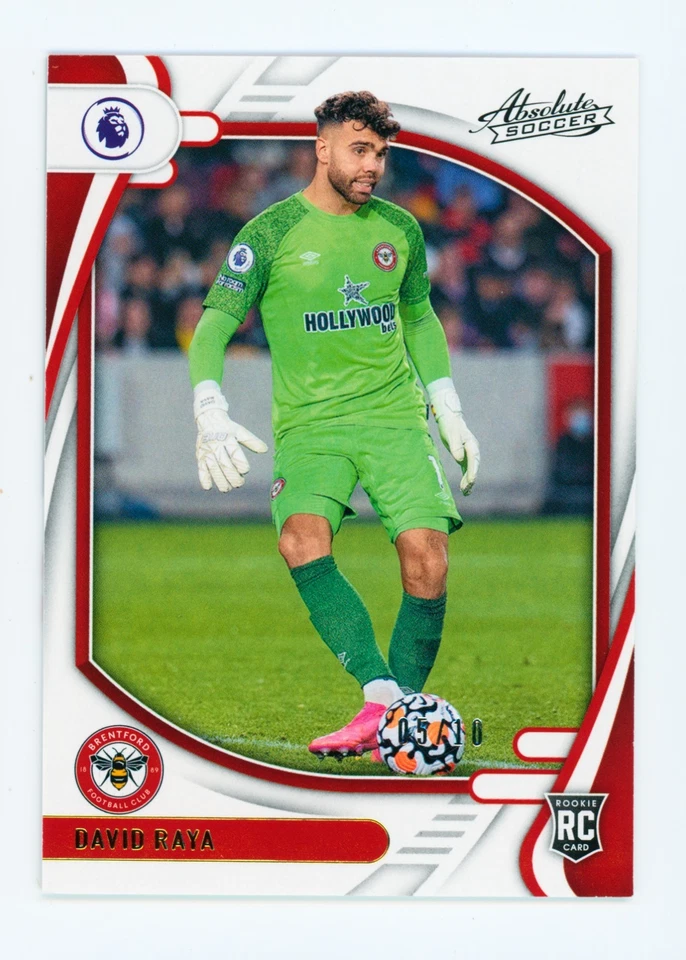 2021-22 David Raya Panini Chronicles Absolute Gold Brentford Rookie Card 5/10 - Image 1 of 3