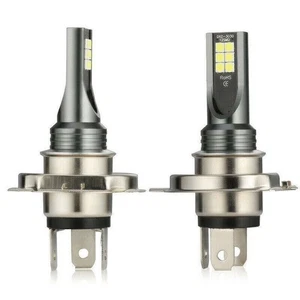 2x H4 LED 400LM 6000K Super White Headlight Bulbs Conversion Kit Hi-Lo Beam - Picture 1 of 10