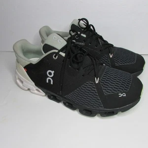 On Cloud Shoes Women Size 10 Cloudflyer Running Sneakers Black White - Picture 1 of 7