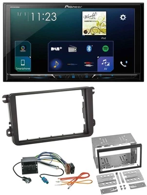 Pioneer MP3 Bluetooth USB 2DIN DAB Autoradio für VW T5 Caravelle Multivan Transp - Bild 1 von 4