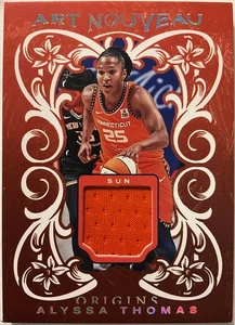 2024 Panini Origins WNBA - Art Nouveau Memorabilia Alyssa Thomas #AN-AT Red /49 - Picture 1 of 2