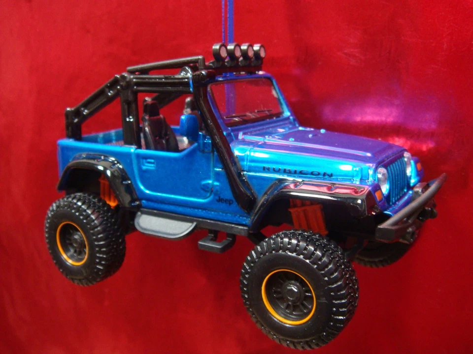 2003 04 JEEP WRANGLER 4x4 LIFTED JK RUBICON X w/ SNORKLE CHRISTMAS ORNAMENT - Image 1 of 1
