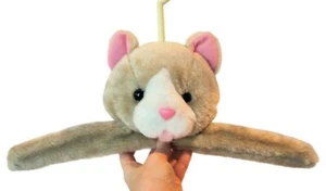 Cintre en peluche chat pour vêtements bébé ou enfant - Infirmière douce et fonctionnelle - Photo 1/10