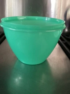 Tazón de guardián de lechuga vintage verde jadeíta solo - Imagen 1 de 2
