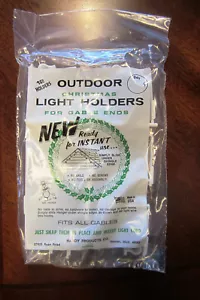 Vintage Handy Products Co. Weihnachtslichterhalter für Außen für Giebelenden weiß - Bild 1 von 2