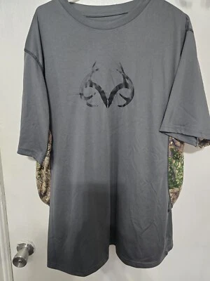 Real Tree Gret & Green Camo Inserts- Size XL Pullover shirt - Image 1 of 3
