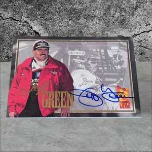 Jeff Green #3 1996 PRESS PASS VIP PACK PULLED NASCAR AUTOGRAPHED signed card V2 - Picture 1 of 2
