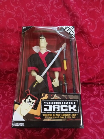 Cartoon Network Warrior Action Samurai Jack 12” Action Figure 2001 Equity rare Cover