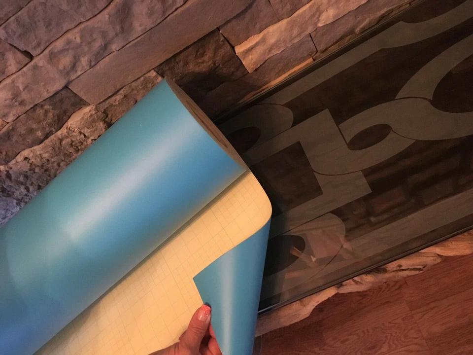 BEST VINYL Vinyl Resist 12 Mil Sandblast film Etch, Mask Stencil 12" X 30 Feet Blue Magic