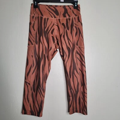 Tek Gear Mujer Marrón Camuflajes Capri Leggings Entrenamiento Yoga Pantalones Talla Med Foto 1 de 4