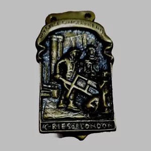 Vintage Solid Brass Door Knocker, Cries of London, Hot Spice Gingerbread VGC - Picture 1 of 2