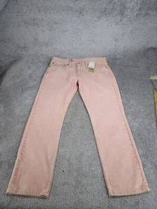 Levis 511 Jeans Mens 38 Slim Light Pink Skinny 38X30 New - Picture 1 of 9