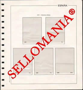 SUPLEMENTO EDIFIL AÑOS 1977 / 78 BLOQUE 4 SELLOS ESPAÑA MONTADO EN TRANSPARENTE - Imagen 1 de 1