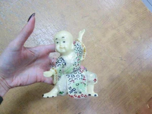 Antique Chinese Porcelain Netsuke Boys-Karate Figurine 5" Set Of 6 Boys Statues - Picture 1 of 7