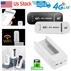 4G LTE Wireless WiFi Router USB Dongle Modem Adapter Mobile Broadband Power Bank - Picture 1 of 13