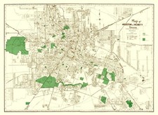 Houston Texas - Evans 1937 - 23.00 x 31.46