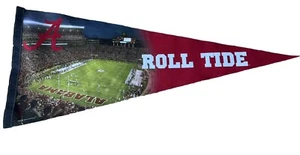 College Football Souvenir Banner Pennant Flag University Alabama Roll Tide - Picture 1 of 1