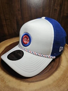 Chicago Cubs New Era Golfer Rope A Frame Snapback Adjustable Hat Cap MLB - Picture 1 of 10