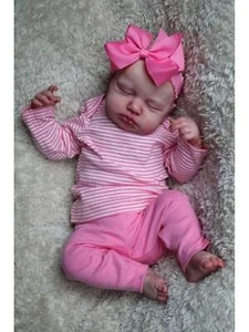 Reborn Baby Dolls Girl - 20 Inch Soft Weighted Body Realistic Newborn Baby Dolls - Picture 1 of 14