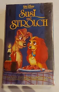 Susi und Strolch mit HOLOGRAMM - VHS VIDEOKASSETTE - WALT DISNEY - Selten RAR - Bild 1 von 8