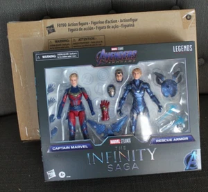 Marvel Studios Legends THE INFINITY SAGA CAPTAIN MARVEL RESCUE 2 PACK MIB - Picture 1 of 2