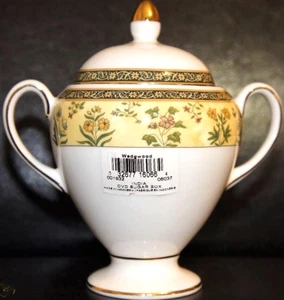 Wedgwood India Covered Sugar Open Stock with Tag - Picture 1 of 2