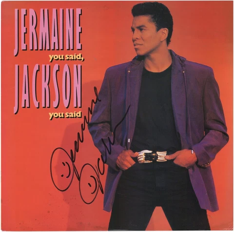 Jermaine Jackson Autographed You Said, You Said Album BAS Cover