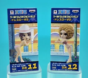 One Piece Senor Pink Fangirl A, Fangirl B Lot WCF Figure Banpresto DR11 DR12 NEW - Picture 1 of 6