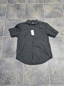 Dockers Men's Regular Fit Short Sleeve Utility button Shirt medium collar - Picture 1 of 1