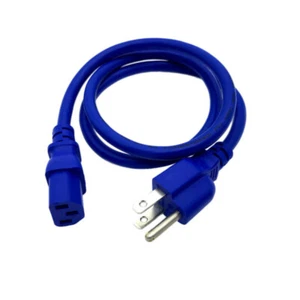 3ft Blue Power Cord for EPSON WORKFORCE PRINTER 315 600 610 615 - Picture 1 of 1