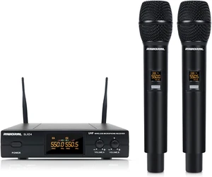 Microfonos Inalambricos Profesionales Para Cantar Karaoke Con Receptor Systema - Picture 1 of 11