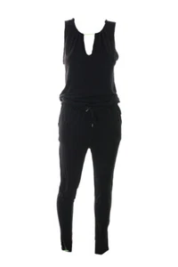 Kiind Von Schwarz Ärmellos U-Ausschnitt Tulip-Back Overall S - Bild 1 von 2