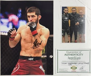 ISLAM MAKHACHEV Signed Photo 8”x12” UFC Buy Genuine COA - Picture 1 of 4